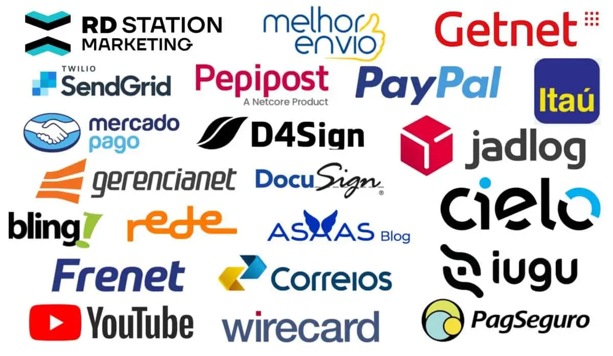 Integrações com diversas tecnologias